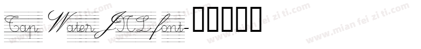 Tap Water JNL font字体转换